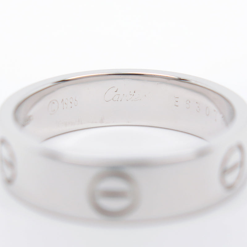 [Cartier] Cartier Love Ring Ring / Ring K18 White Gold No. 20.5 Men's Ring / Ring A+Rank
