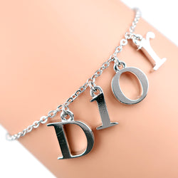 [Dior]基督教Dior徽标手镯X金属材料女士手镯A级