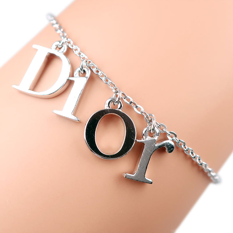 [DIOR] Christian Dior 로고 팔찌 X 금속 소재 숙녀 팔찌 A 순위