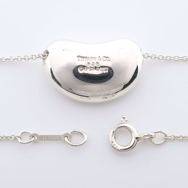 [TIFFANY & CO.] Tiffany Bean Elsaperetti Necklace Silver 925 Ladies Necklace A+Rank