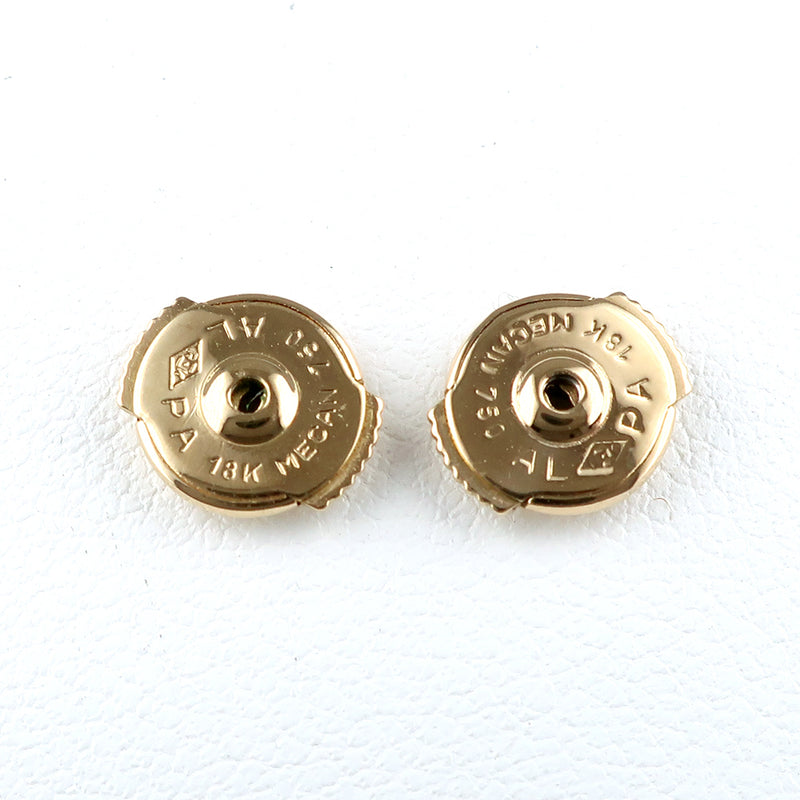 [Cartier] Cartier Hoop Earrings K18 Yellow Gold x Diamond Men's Earrings SA Rank