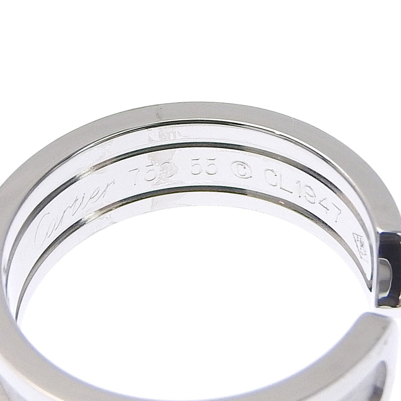 [Cartier] Cartier C2 16 Ring / Ring K18 White Gold C2 Unisex A-Rank