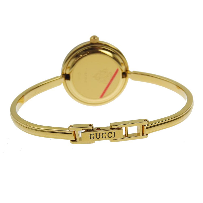 GUCCI】グッチ チェンジベゼル 11/12.2 金メッキ クオーツ アナログ