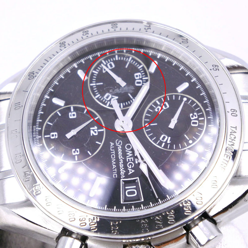 [OMEGA] Omega Speed ​​Master Watch 3513.50 Stainless steel hand -rolled chronograph black dial Speedmaster Men's