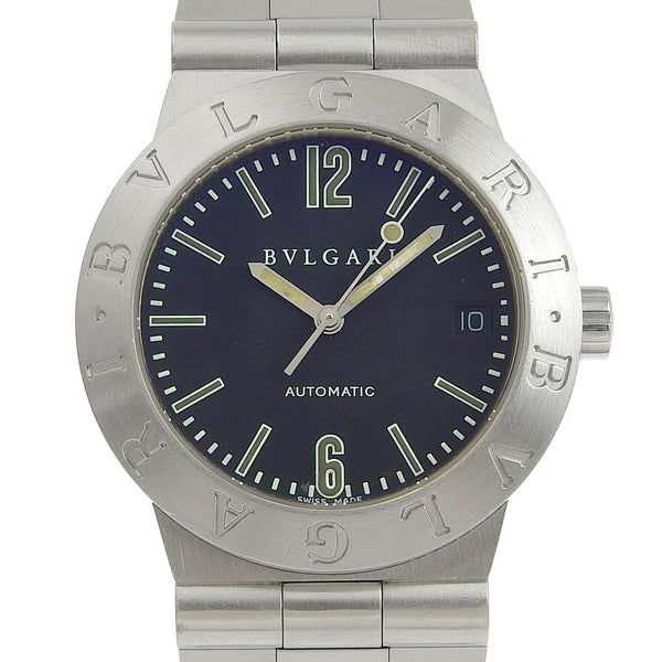 [Bvlgari] Bulgari Diagono Sports LC35S Relojes de marcado negro de acero inoxidable de acero inoxidable