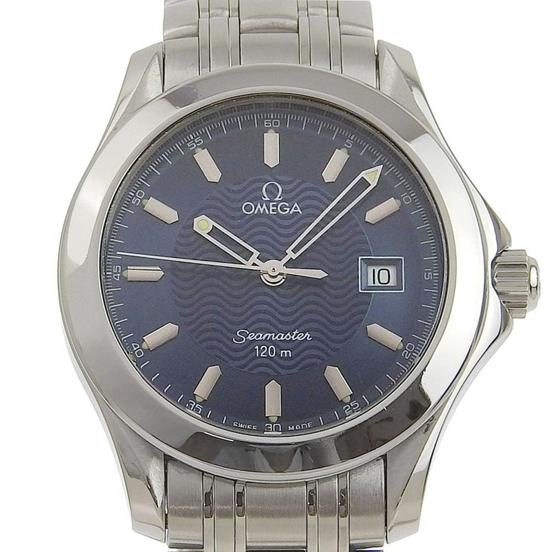 [Omega] Omega Sea Master 2511.81 Quartz en acier inoxydable Affichage de la marine de la marine pour hommes