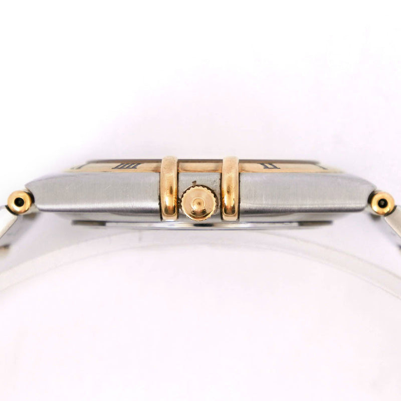[Omega] Omega Constellation 1212.10 Gold & Steel Quartz Display analógico Gold Dial Watch