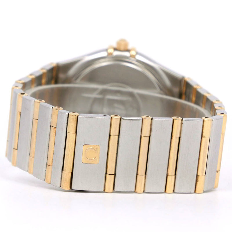 [OMEGA] Omega Constellation 1212.10 Gold & Steel Quartz Analog Display Men's Gold Dial Watch
