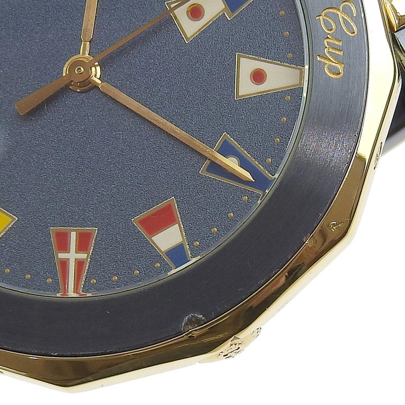 【CORUM】コルム
 アドミラルズカップ 99.810.31V552 ガンブルー×YG クオーツ アナログ表示 メンズ ネイビー文字盤 腕時計
