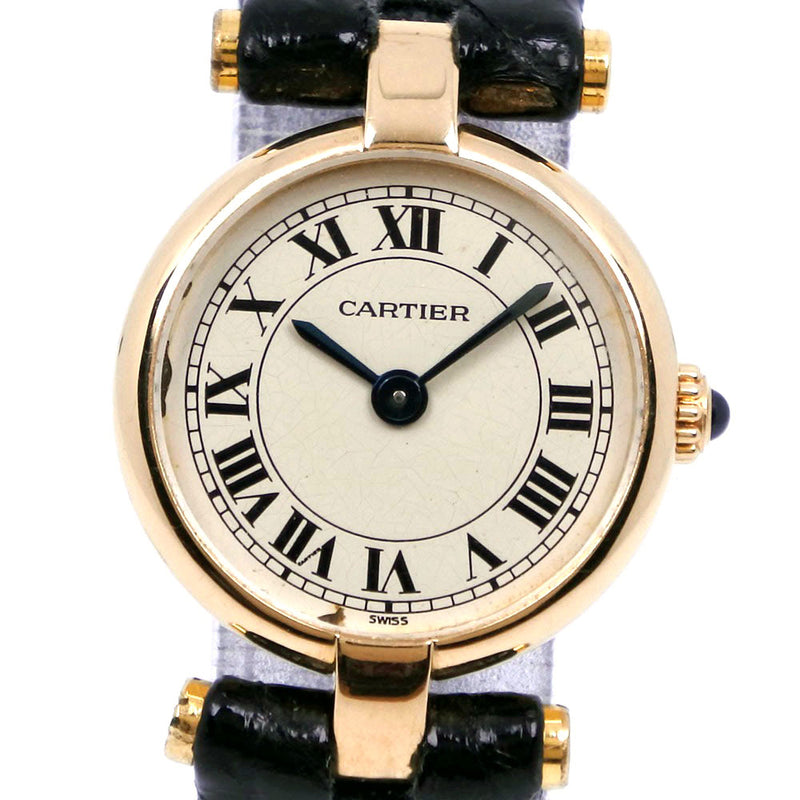 【仕上済】カルティエ ヴァンドーム オパラン ゴールド レディース 腕時計