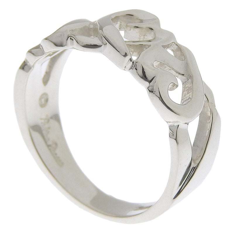 [TIFFANY & CO.] Tiffany Triple Laving Heart Picasso Silver 925 Ladies Ring / Ring A Rank