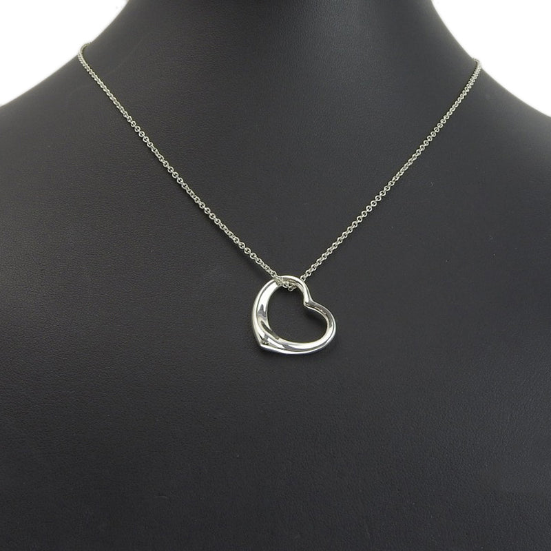 [TIFFANY & CO.] Tiffany Open Heart Elsa Peletti Silver 925 Ladies Necklace A+Rank