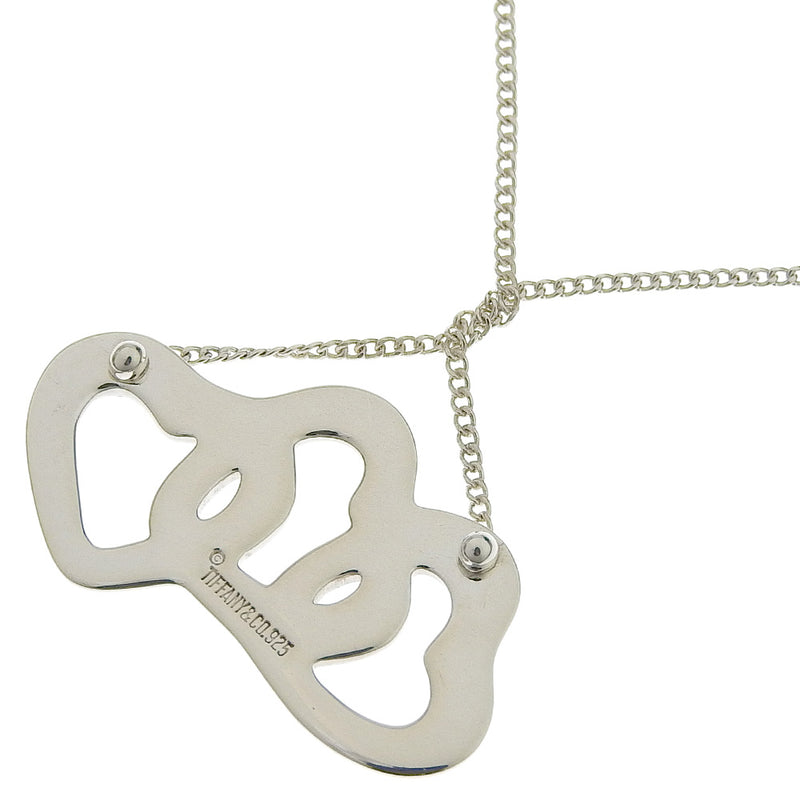 [Tiffany & co.] Tiffany Triple Heart Silver 925 Collar de damas A