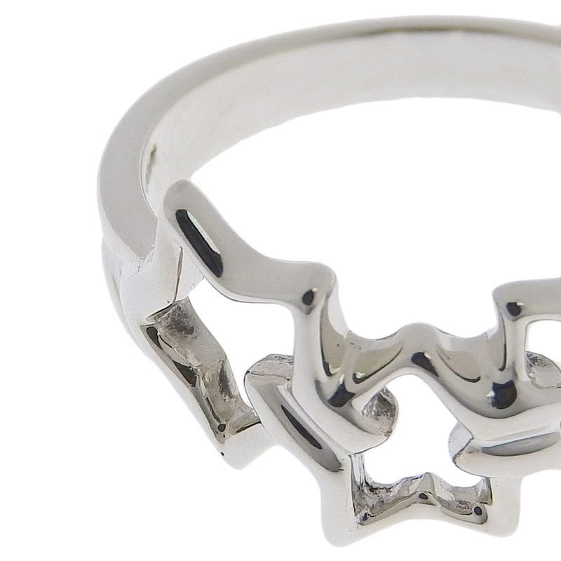 [Tiffany & co.] Tiffany Triple Star Silver 925 12 Ladies Ring / Ring A+Rank