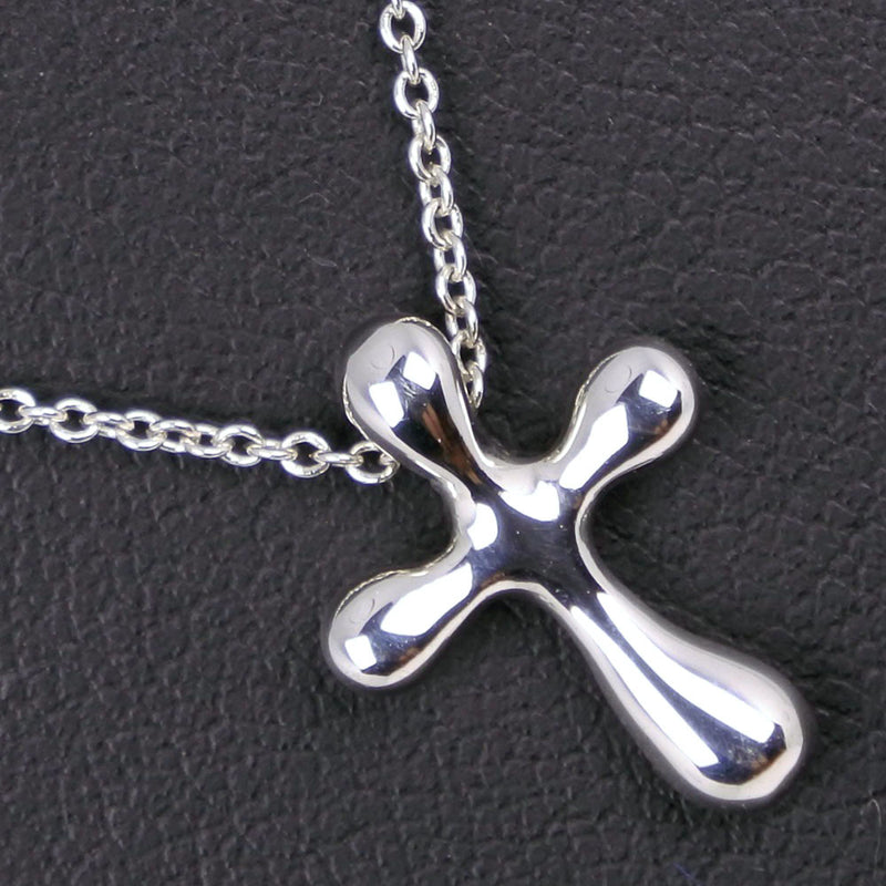 [Tiffany & co.] Tiffany Small Cross Elsa Peletti Silver 925 Collier pour dames un rang