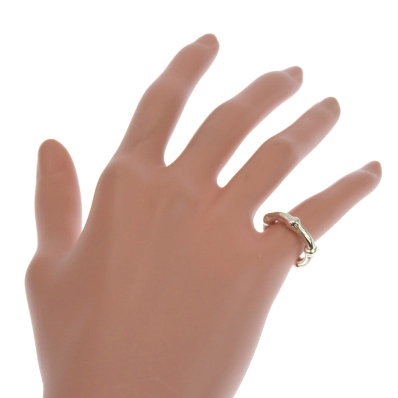 [TIFFANY & CO.] Tiffany Bamboo Silver 925 4 Ladies Ring / Ring A+Rank