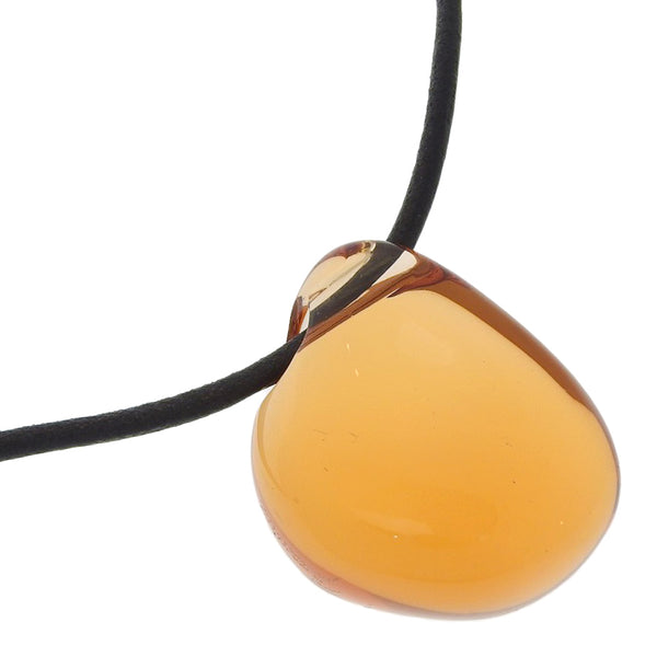 [Baccarat] Baccarat Gale Crystal X Plata 925 Naranja Collar A-Rank
