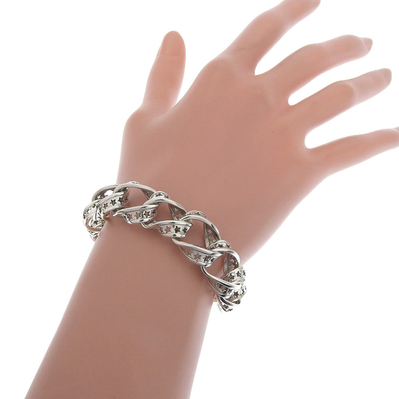 [GUCCI] Gucci Heart Star Silver 925 Ladies Bracelet A+Rank