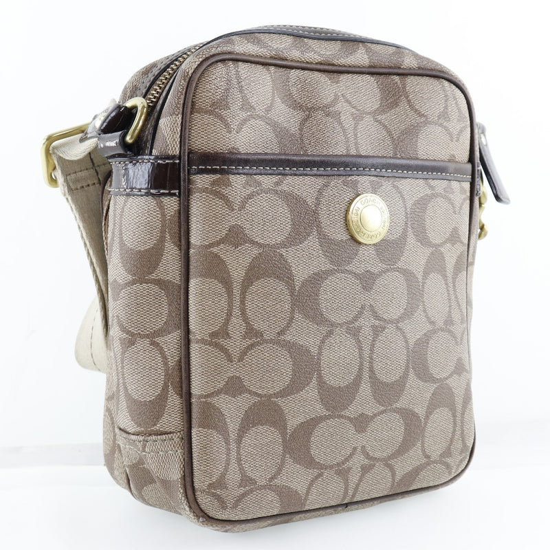 [Coach] Entraîneur Signature 11359 Sac à bandoulière PVC TEA UNISEX SAG BANK BANK