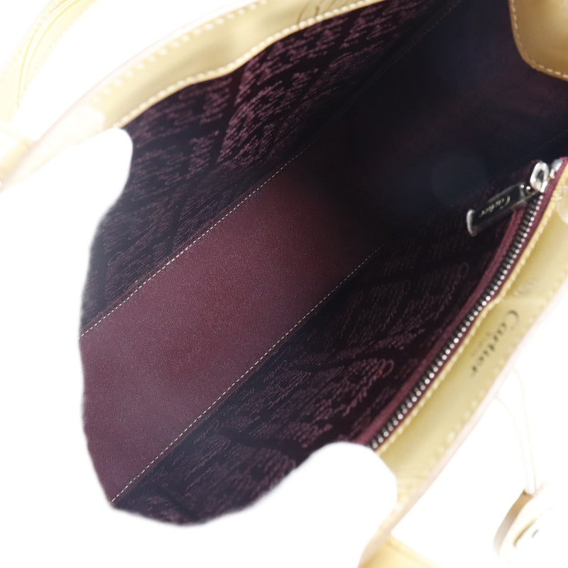 [Cartier] Cartier Happy Birthday Handbag Enamel Beige Ladies Handbag A Rank