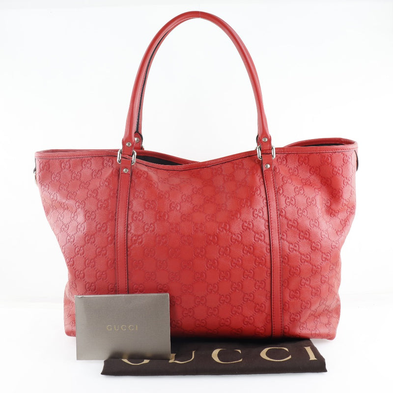 [Gucci] Gucci 265696手提袋Shimo皮革红色女士手提袋A级