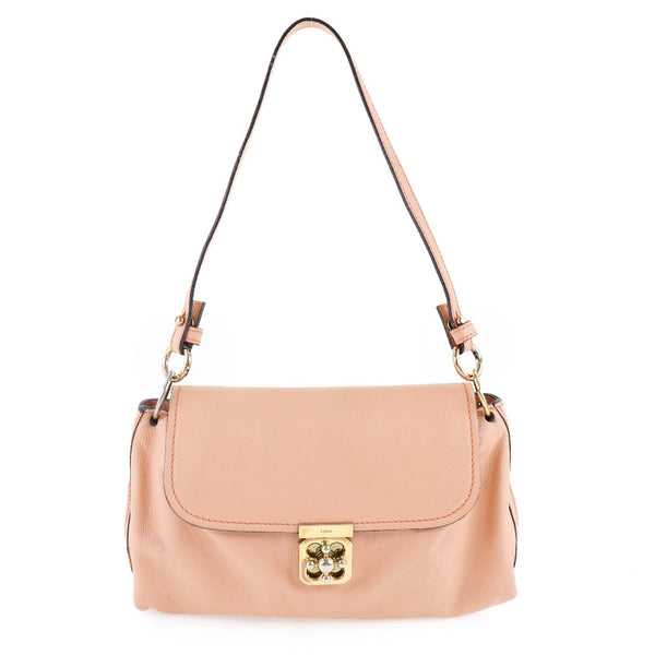[CHLOE] Chloe El Sea Shoulder Bag Leather Pink Ladies Shoulder Bag