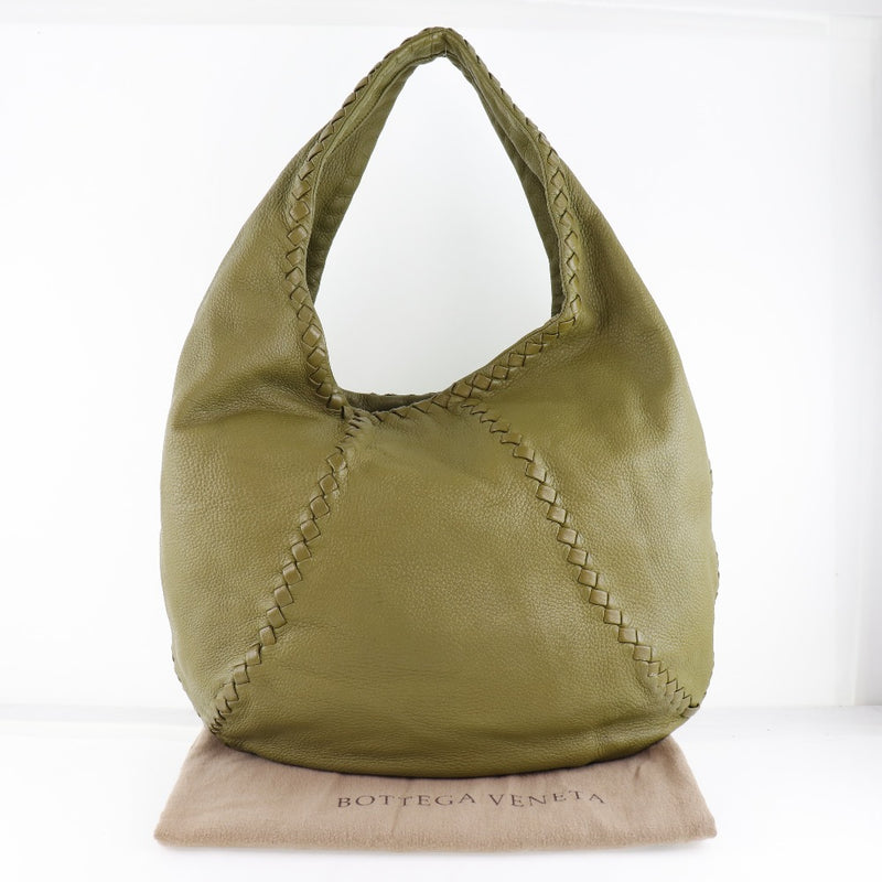 [BOTTEGAVENETA] Bottega Veneta Cherbo Intrechaart Shoulder Bag Calf Green Ladies Shoulder Bag