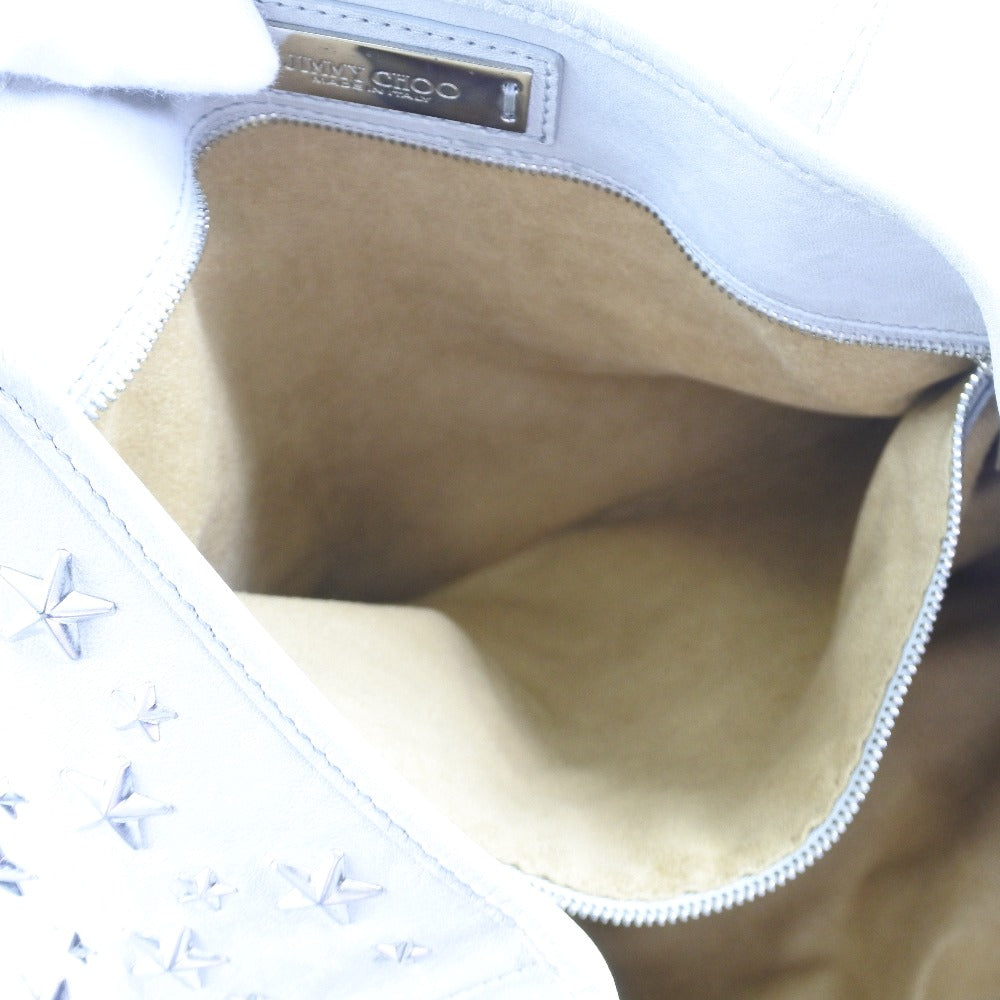 JIMMY CHOO】ジミーチュウ スタースタッズ トートバッグ レザー グレー