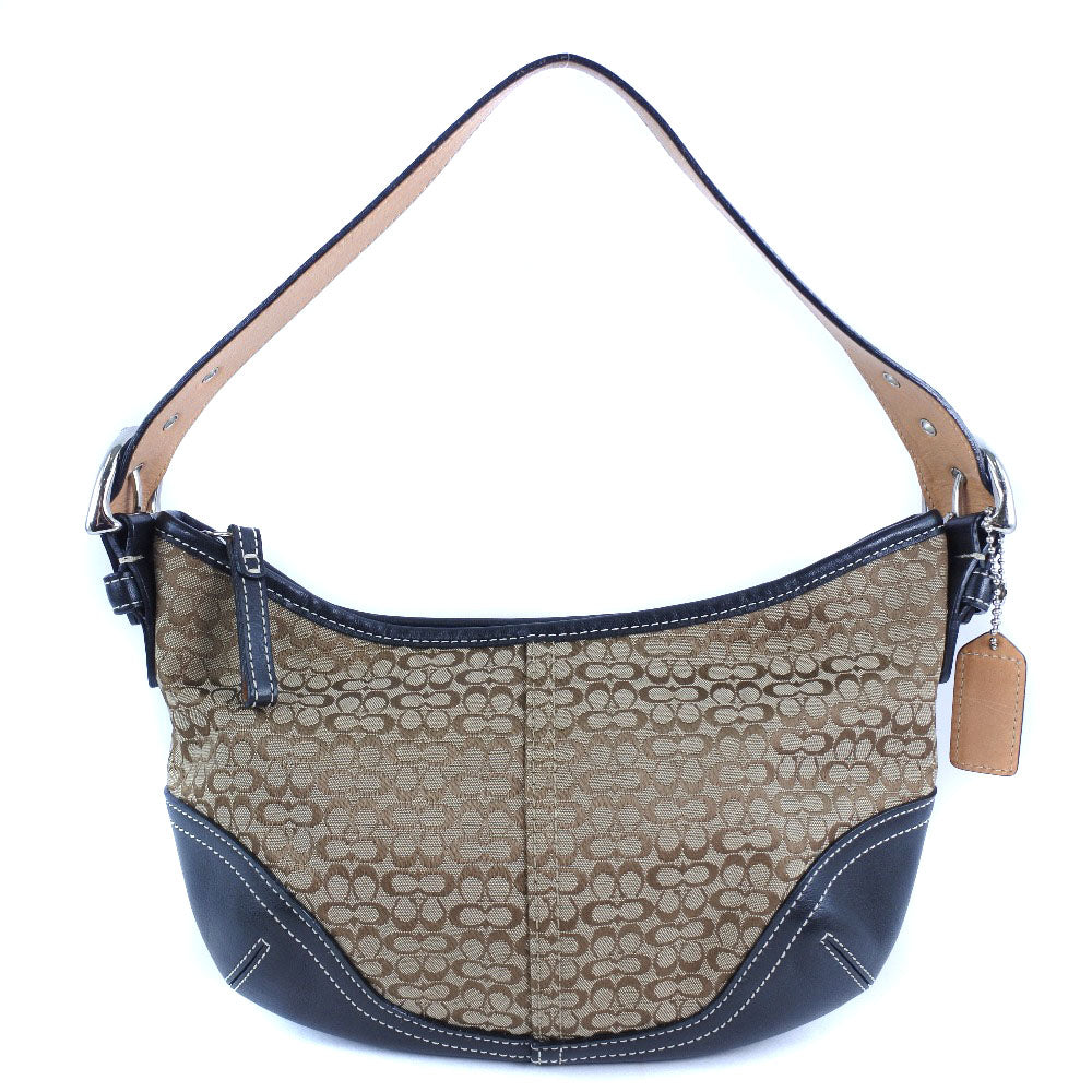 COACH】コーチ ミニシグネチャー 6351 ショルダーバッグ キャンバス