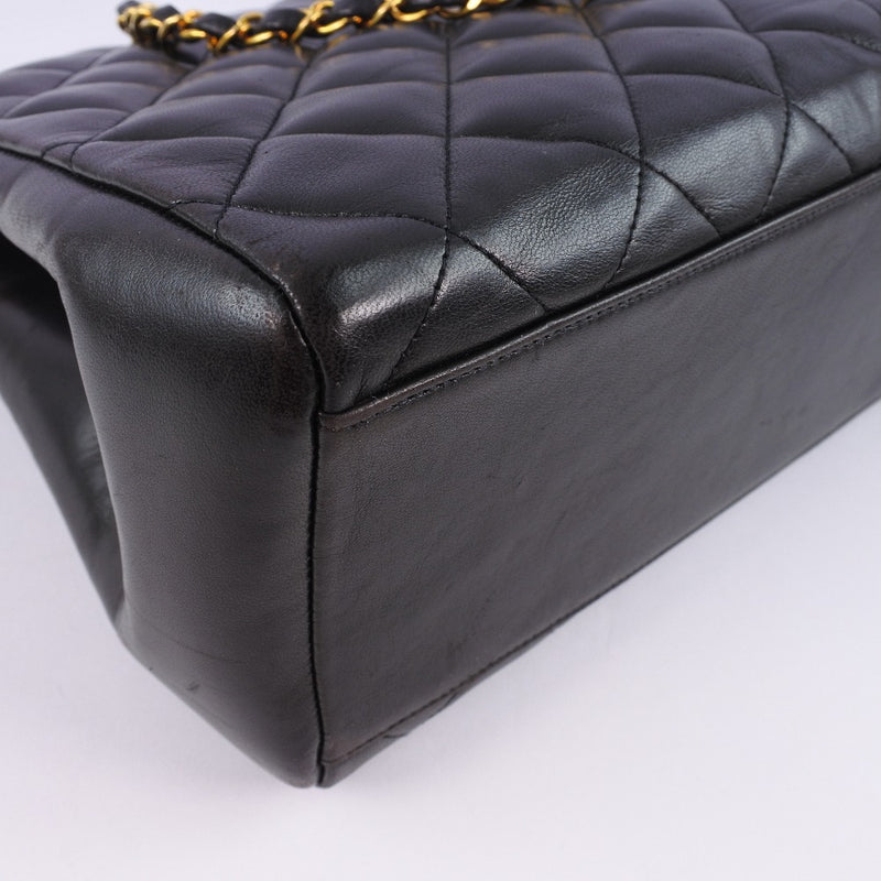 [CHANEL] Chanel Matrasse Chain Tote Bag Ram Skin Ladies Tote Bag A-Rank