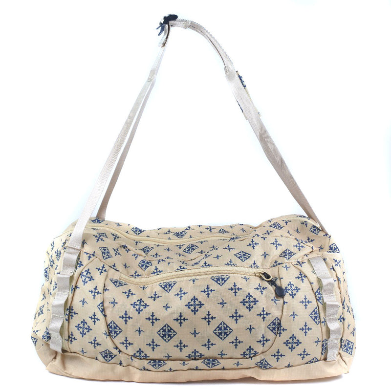 [Russet] Race Boston Bag Nylon Beige Ladies Boston Bag A-Rank