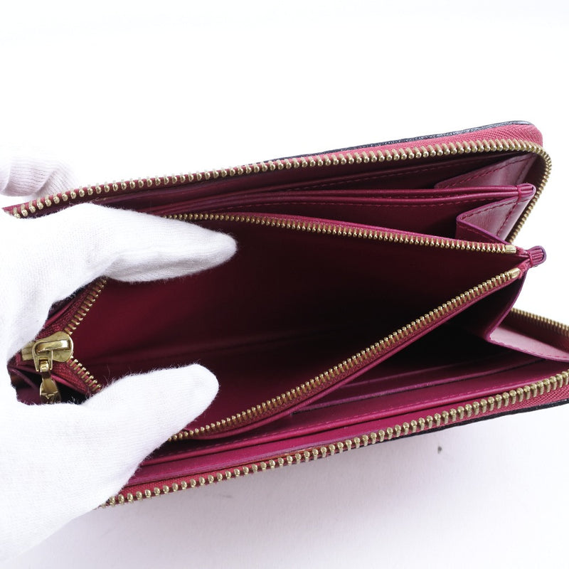 LOUIS VUITTON Ｍ62318 Monogram Zippy Venice Long Wallet Patent Leather Pink