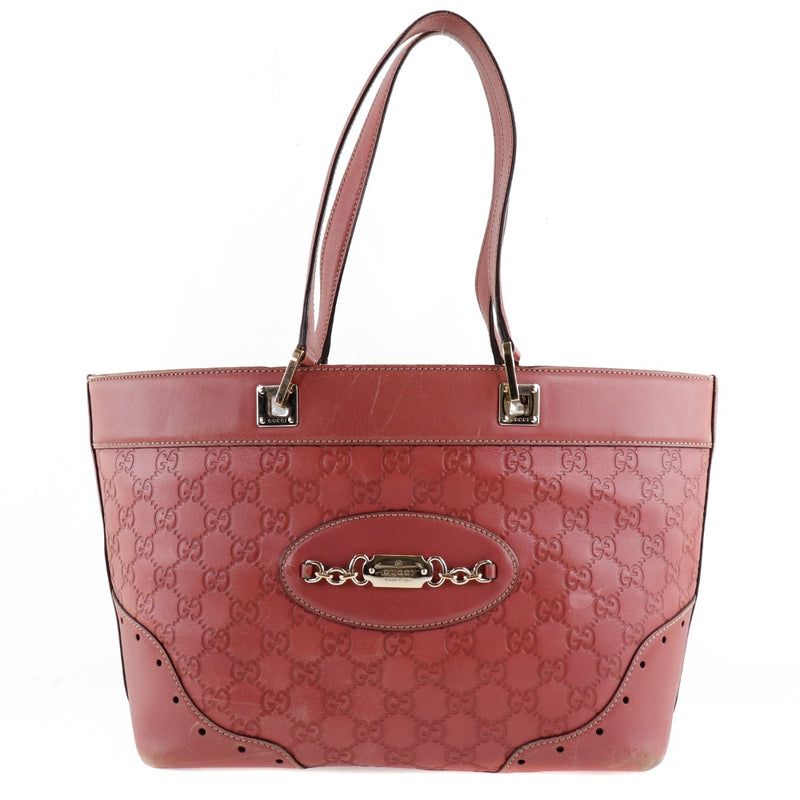 [Gucci] Gucci GG手提袋145993 Shima Leather Pink粉红色紧固件GG女士B级