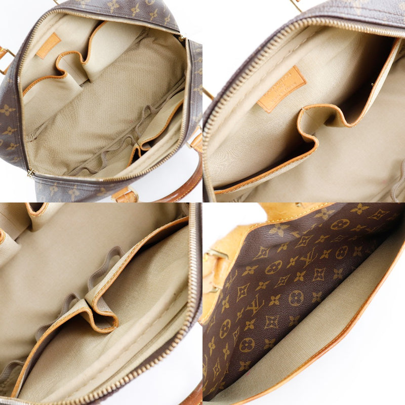 [Louis Vuitton] Louis Vuitton Doville M47270 모노그램 캔버스 차 VI0966 조각 된 숙녀 핸드백