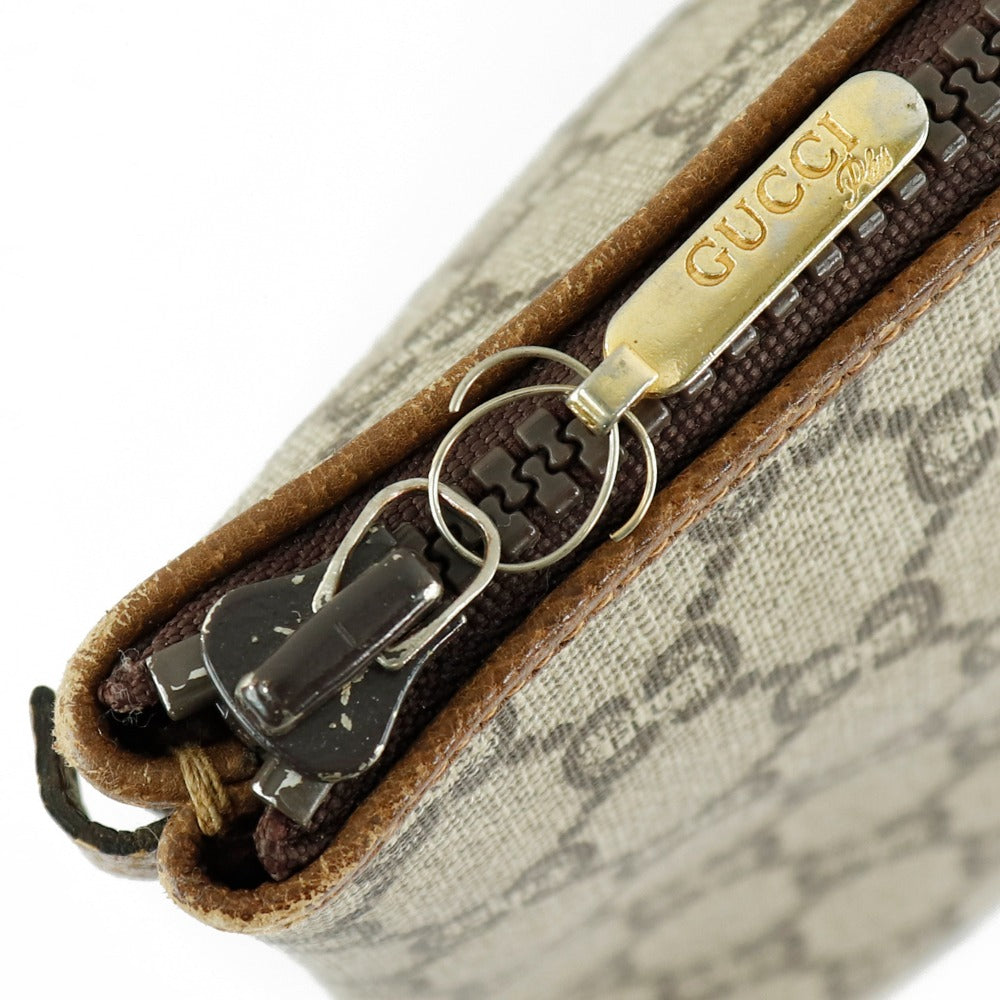 GUCCI】グッチ オールドグッチ クラッチ GGプラス 茶 ユニセックス