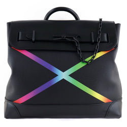 [Louis Vuitton] Louis Vuitton Stemer PM Rainbow M30339 Taiga黑色黑色AR2149刻有男士手提包A级