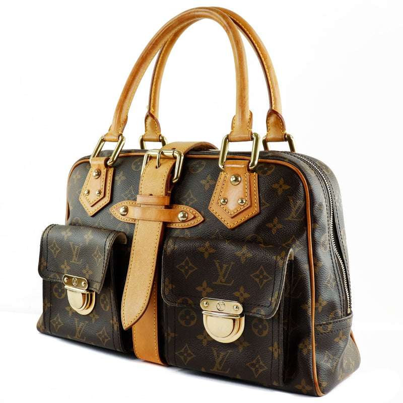 [LOUIS VUITTON] Louis Vuitton Manhattan GMM40025 Monogram Canvas tea BA0045 engraved ladies handbag