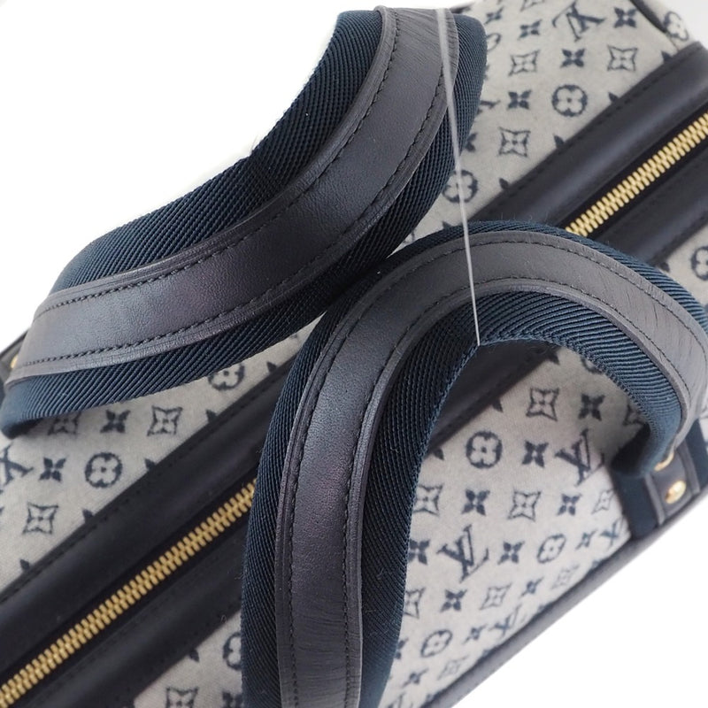 [LOUIS VUITTON] Louis Vuitton Josephine GM M92211 Monogram Mini Canvas dark blue VI1021 engraved ladies handbag