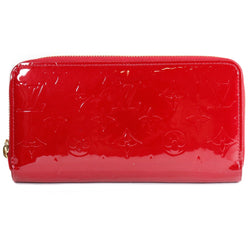 [Louis Vuitton] Louis Vuitton 
 Zippy wallet long wallet 
 M91981 Monogram Verni Pom Damur Red CA0180 Stamp Zippy WALLET Ladies