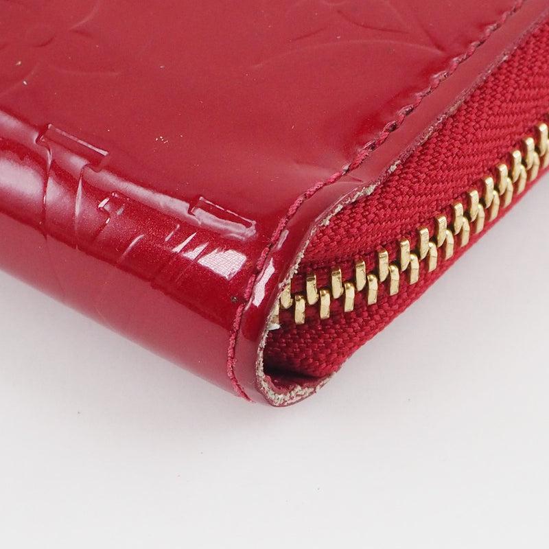 [Louis Vuitton] Louis Vuitton 
 Zippy wallet long wallet 
 M91981 Monogram Verni Pom Damur Red CA0180 Stamp Zippy WALLET Ladies