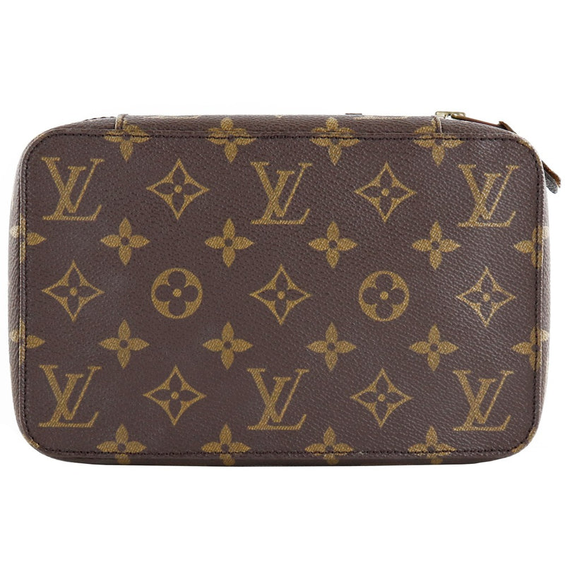 [LOUIS VUITTON] Louis Vuitton Posh Monte Carlo Jewelry Case M47350 Monogram Canvas tea Ladies Pouch B-Rank