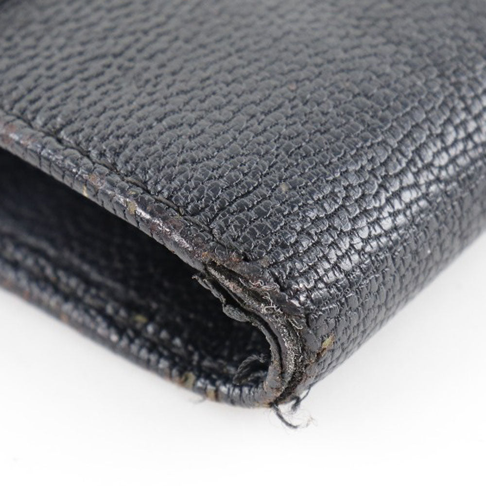 CHANEL】シャネル ココボタン 三つ折り長財布 A33922 レザー 黒