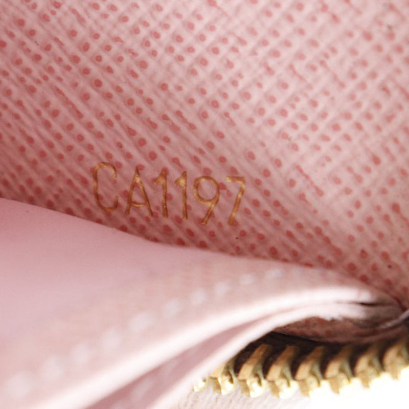 [Louis Vuitton] Louis Vuitton Zippy Wallet M41894 모노그램 캔버스 장미 발레린 차/핑크 CA1197 조각 된 숙녀 숙녀 긴 지갑