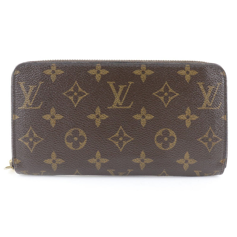 [LOUIS VUITTON] Louis Vuitton Zippy Wallet M60017 Monogram canvas tea CA3173 engraved ladies long wallet