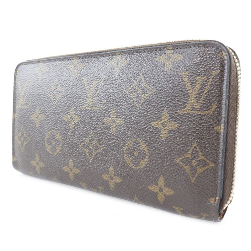 Louis Vuitton Monogram M60017 Zippy Wallet Round Purse - Brown