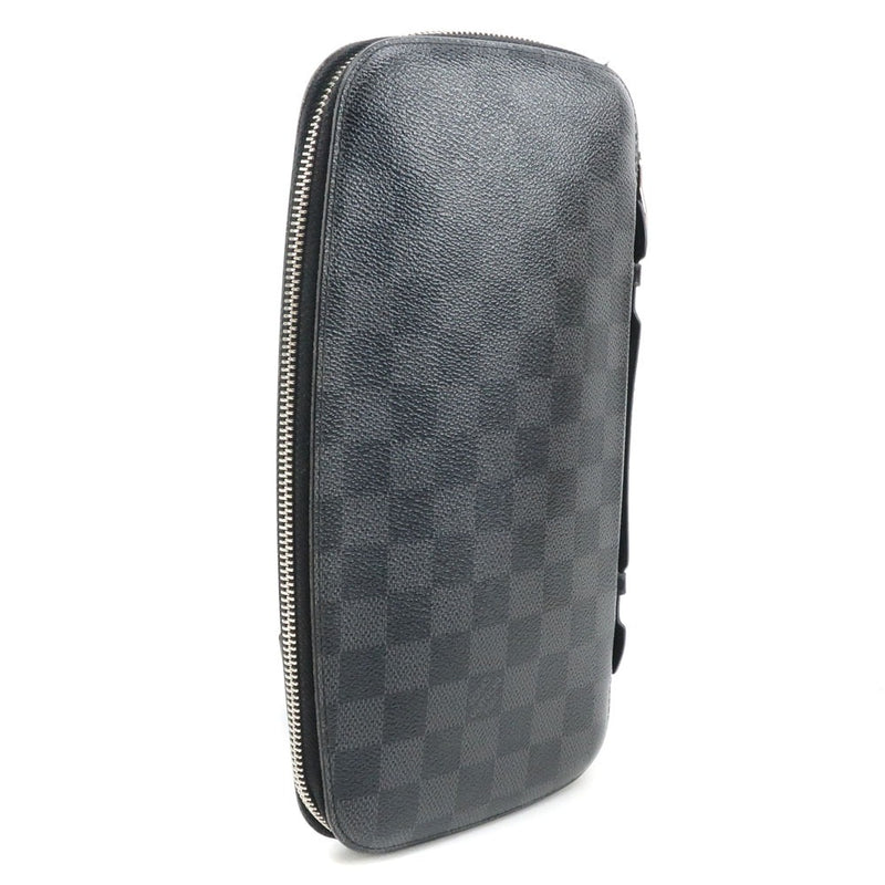 Louis Vuitton NEW Monogram Black Silver Top Handle Men's Travel