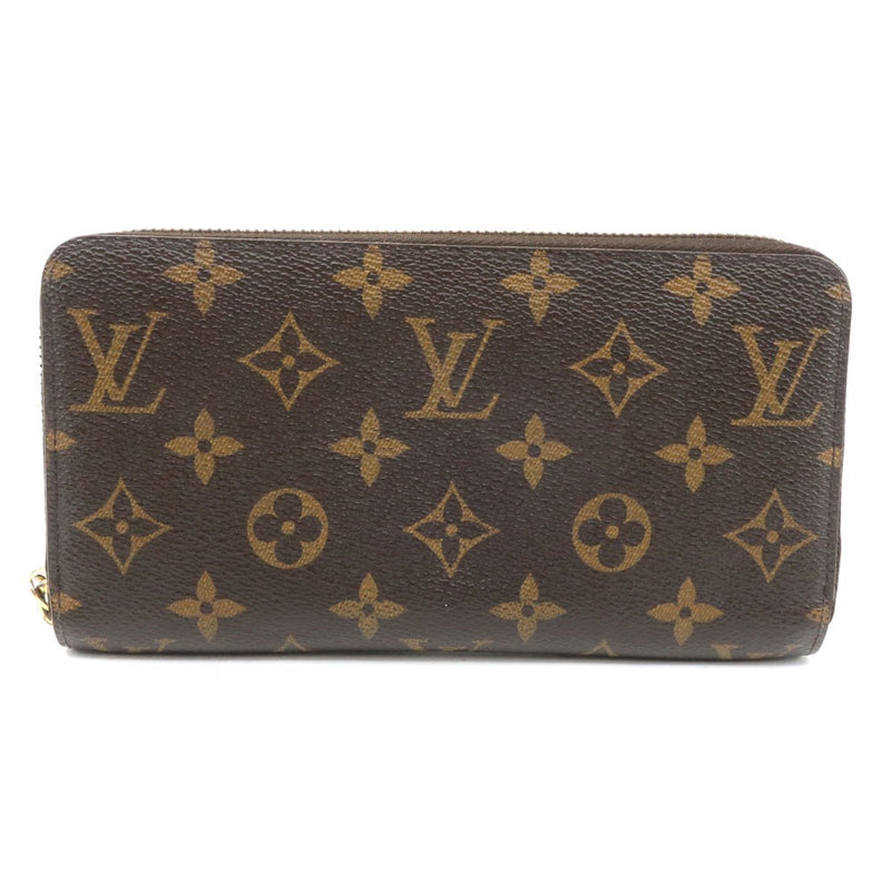 【LOUIS VUITTON】ルイ・ヴィトン
 ジッピーウォレット M60017 モノグラムキャンバス 茶 GI2102刻印 ユニセックス 長財布
