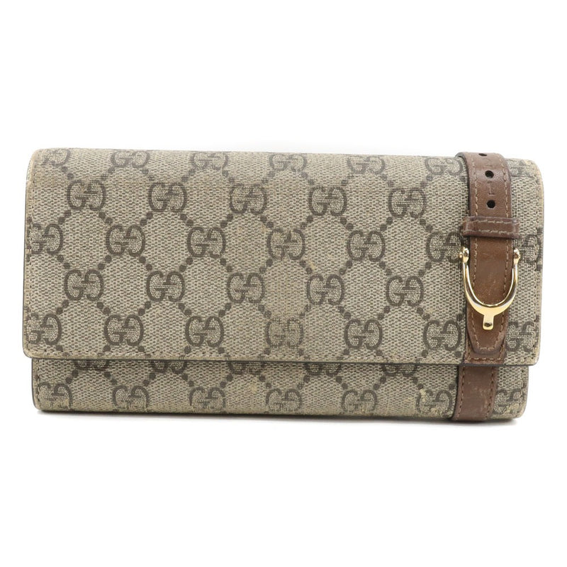 [GUCCI] GUCCI 309760 GG Sprem Canvas Beige Ladies portefeuille