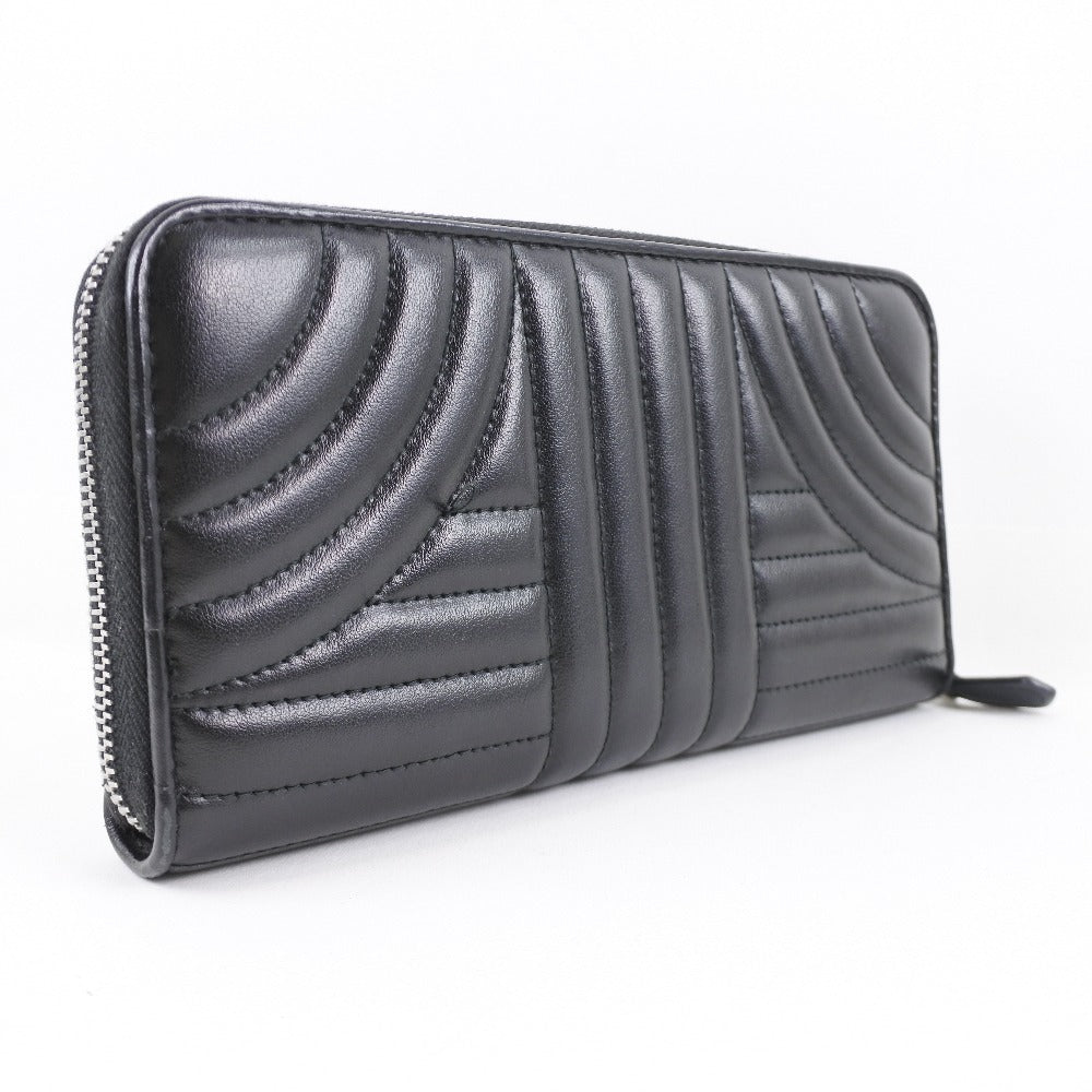 PRADA] Prada Soft Calf IMPUN 1ML506 Long wallet Leather