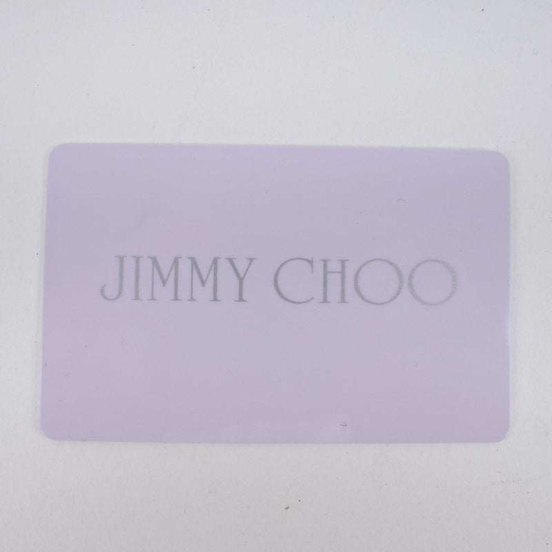 [Jimmy Choo] 지미 추가 긴 지갑 가죽 핑크 숙녀 긴 지갑